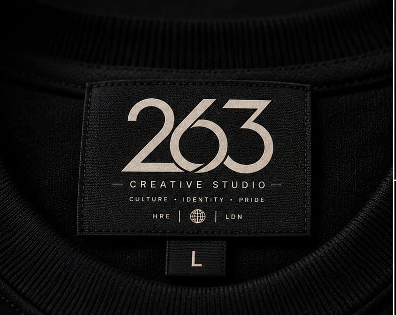 Woven 263 neck label